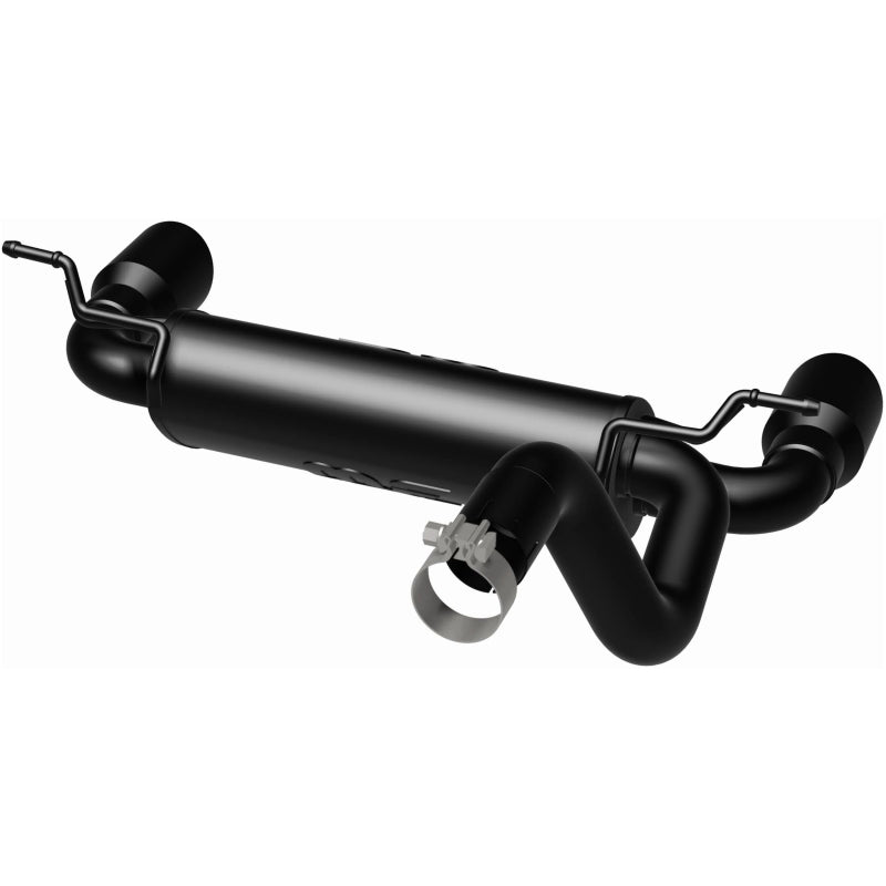 Magnaflow 19388 MagnaFlow 2018+ Jeep Wrangler 3.6L Dual Black Tip Axle-Back Exhaust