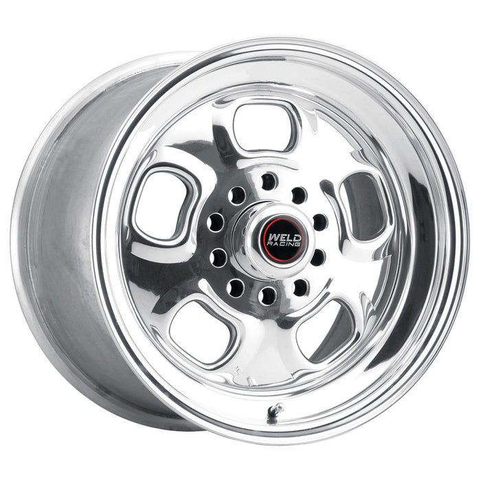Weld 93-510350 Rodlite 15x10 / 5x4.5 & 5x4.75 BP / 5.5in. BS Polished Wheel - Non-Beadlock