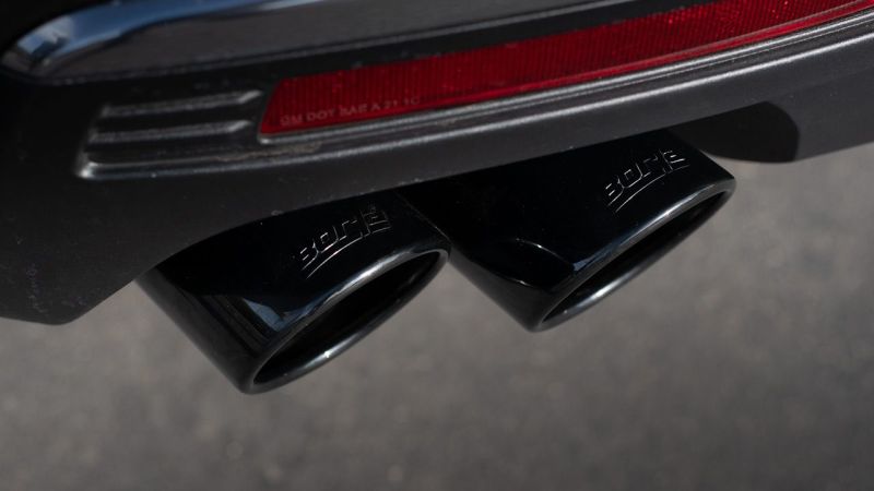 Borla 140856BC 21-22 Chevrolet Tahoe 5.3L V8 2/4WD 4DR 3in/2.75in Touring Cat-Back Exhaust -Black Chrome Tips