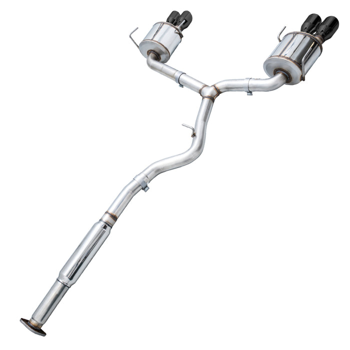 AWE Tuning 3015-43108 Subaru STI VA / WRX GV / STI GV Sedan Touring Edition Exhaust - Diamond Black Tip (102mm)