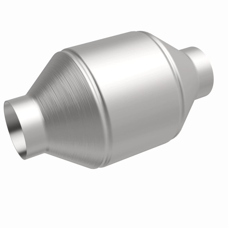 Magnaflow 51655 MagnaFlow Conv Univ 2.25in Inlet/Outlet Center/Center Round 3in Body L x 5in W x 8.75in Overall L