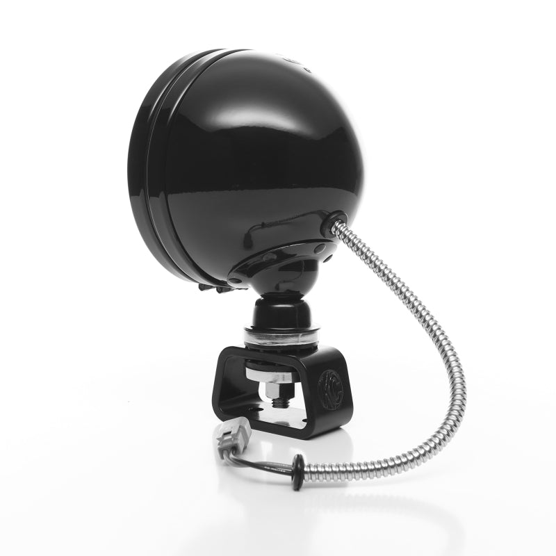 KC HiLiTES 234 Daylighter 6in. Halogen Light 100w Spread Beam (Pair Pack System) - Black SS