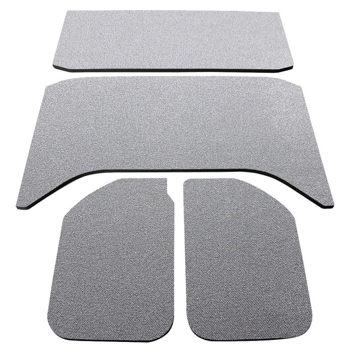 DEI 50139 11-18 Jeep Wrangler JK 4-Door Boom Mat Headliner - 4 Piece - Gray