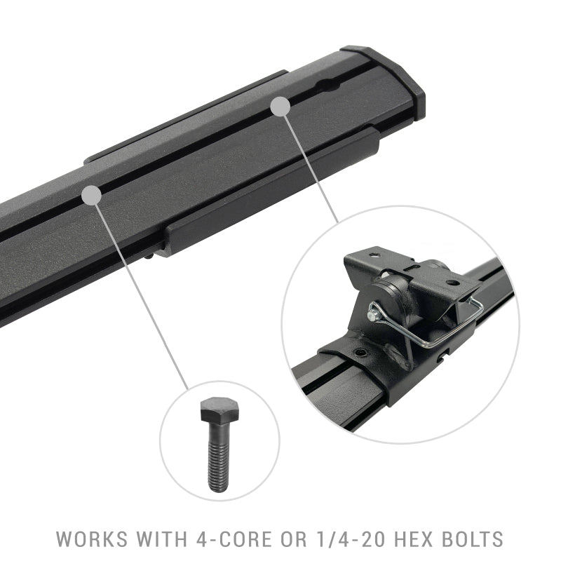 Go Rhino 5935000T 20-22 Jeep Gladiator JT/16-22 Toy. Tacoma/05-21 Nssn Frontier XRS Cross Bars Kit - Tex. Blk