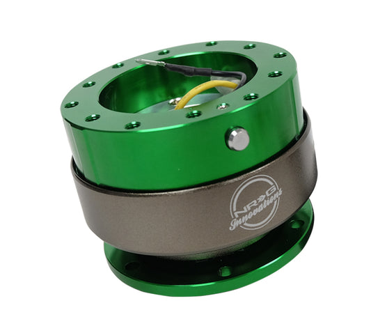 NRG SRK-200GN Quick Release Gen 2.0 - Green Body / Green Ring