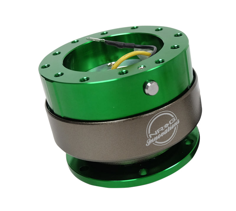 NRG SRK-200GN Quick Release Gen 2.0 - Green Body / Green Ring