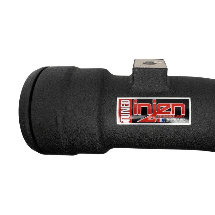 Injen SES9004ICPCWB 17-22 Ford F250/F/350/F-450/F-550 V8-6.7L Turbo Diesel Wrnkl Blk Intercooler Cold Side Piping