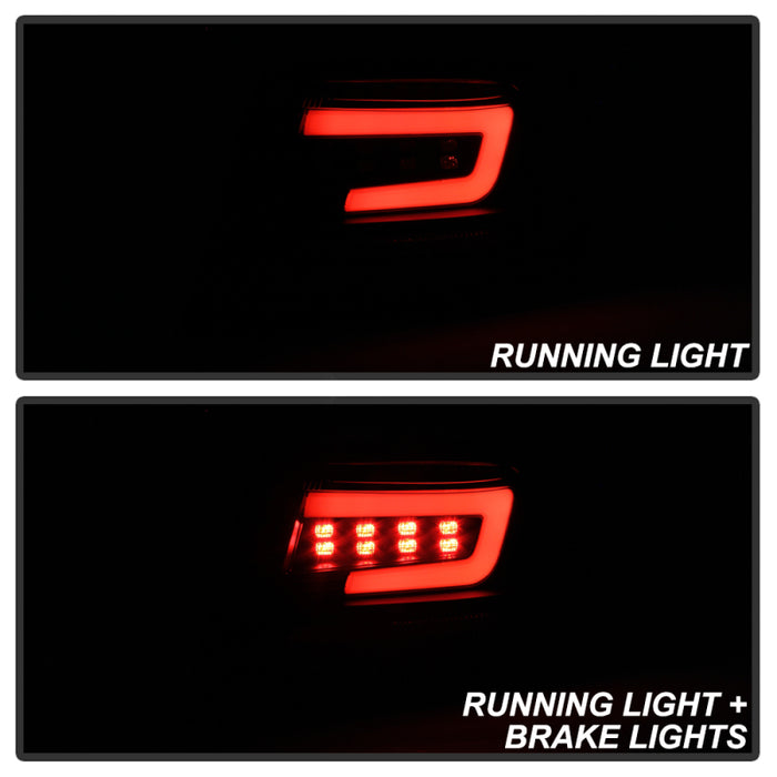 SPYDER 5087966 Spyder 08-11 Subaru Impreza WRX 4DR LED Tail Lights - Black ALT-YD-SI084D-LED-BK