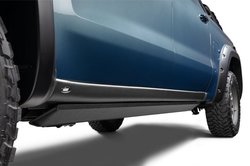 Go Rhino 20404887PC RealTruck 19-25 Chevy Silverado 1500 CC 4dr VoltStep Electric Running Board Kit - Tex. Blk