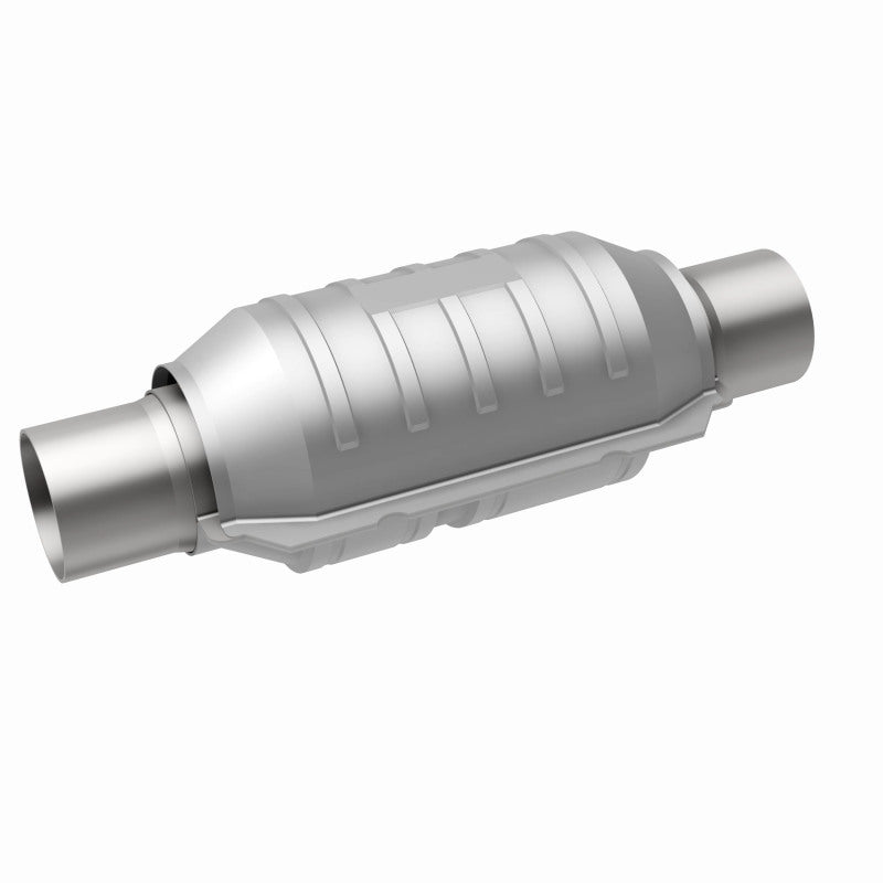 Magnaflow 99209HM MagnaFlow Conv Univ 3in Inlet/Outlet Center/Center Round 9in Body L x 5.125in W x 13in Overall L