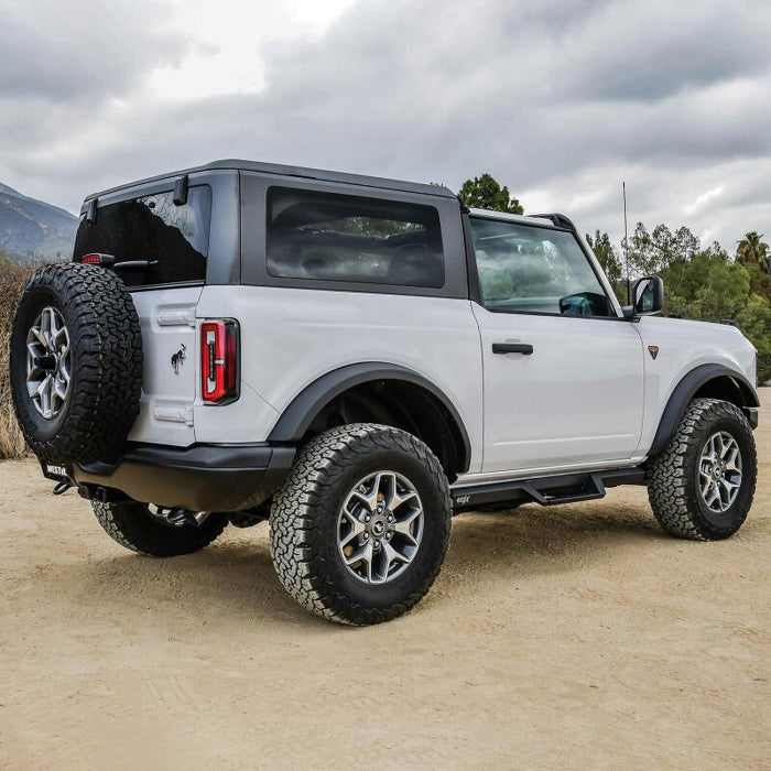 Westin 56-14185 /HDX 2021+ Ford Bronco (2-Door) Drop Nerf Step Bars - Textured Black