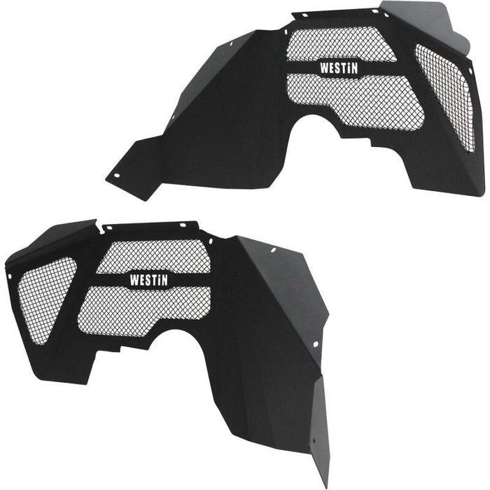 Westin 62-11005 07-18 Jeep Wrangler JK Inner Fenders - Front - Textured Black