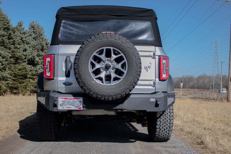 Fishbone Offroad FB22360 2021+ Ford Bronco Rear Bumper - Black
