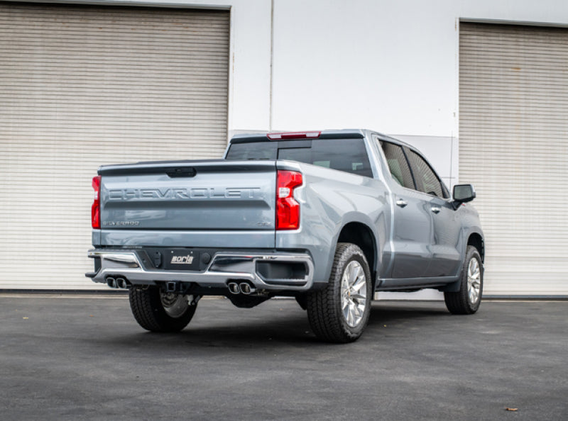 Borla 140782 19 Chevrolet Silverado/GMC Sierra 1500 6.2L SS Touring Catback Exhaust - Square Chrome Tips