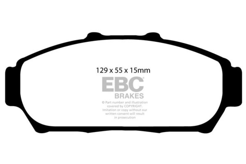 EBC DP41206R 94-01 Acura Integra 1.8 Yellowstuff Front Brake Pads