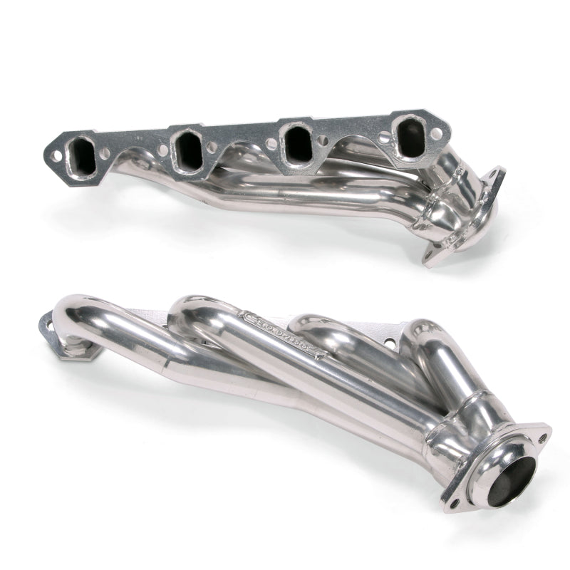 BBK 15150 79-93 Mustang 5.0 Shorty Unequal Length Exhaust Headers - 1-5/8 Silver Ceramic