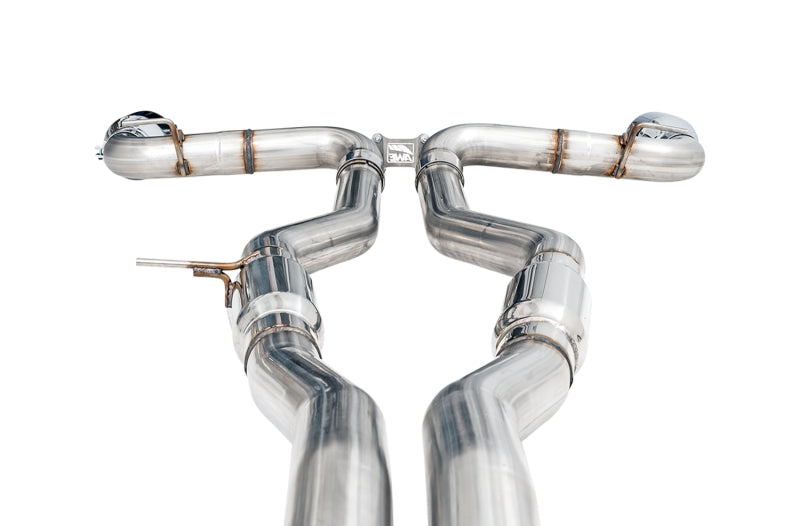 AWE Tuning 3015-32116 2020 Toyota Supra A90 Track Edition Exhaust - 5in Chrome Silver Tips