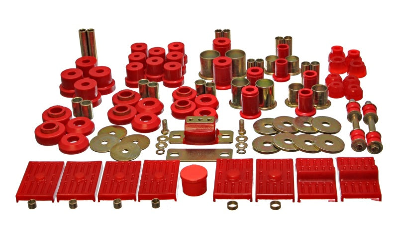 Energy Suspension 3.18117R 76-79 Firebird / 75-79 Nova Red Hyper-flex Master Bushing Set