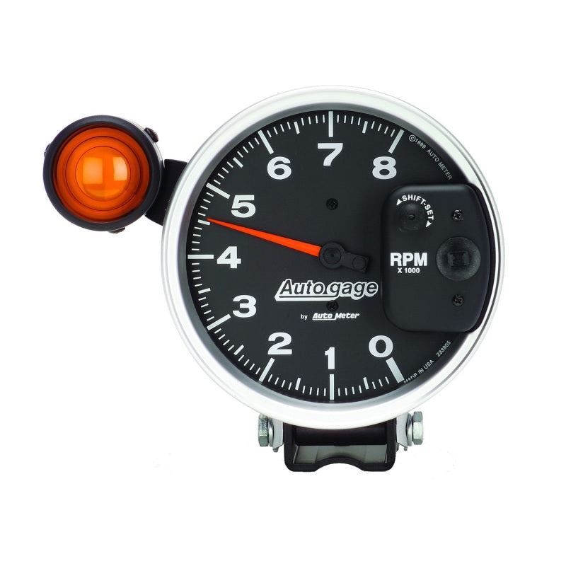 AutoMeter 233905 Autometer 5 inch 8000 RPM Monster Shift Lite Pedestal Tachometer
