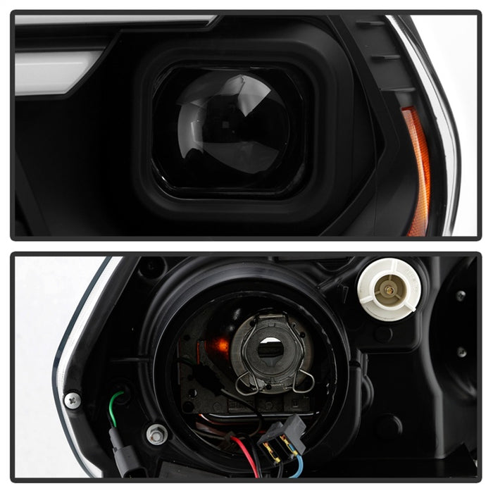 SPYDER 5088284 Spyder Dodge Durango 11-13 Halogen Model Only Projector Headlights - Black PRO-YD-DDU11SI-BK
