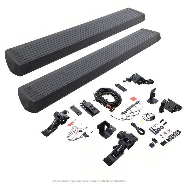 Go Rhino 20492752PC RealTruck 18-24 Jeep Wrangler 2dr VoltStep Electric Running Board Kit (No Drill) - Tex. Blk