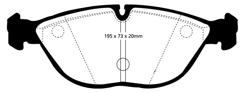 EBC DP31035C 04-06 Audi TT Quattro 3.2 Redstuff Front Brake Pads