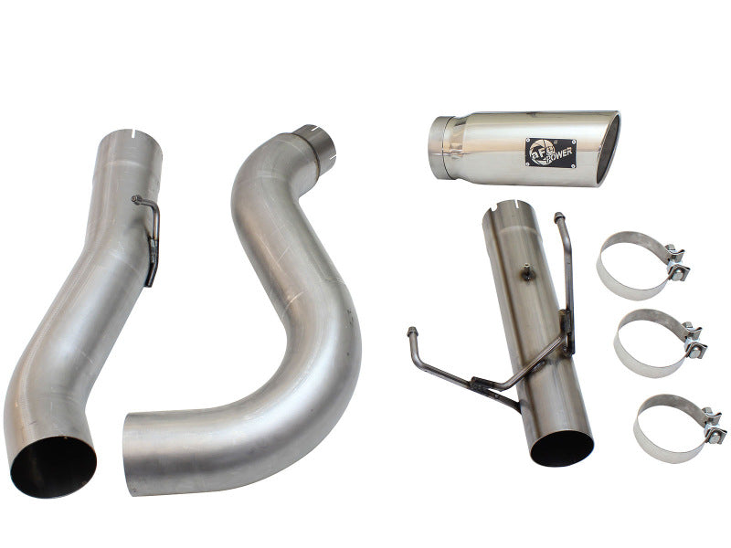 aFe 49-02051-1P MACHForce XP Exhaust Large Bore 5in DPF-Back Alu. 13-15 Dodge Trucks L6-6.7L (td) *Polish Tip