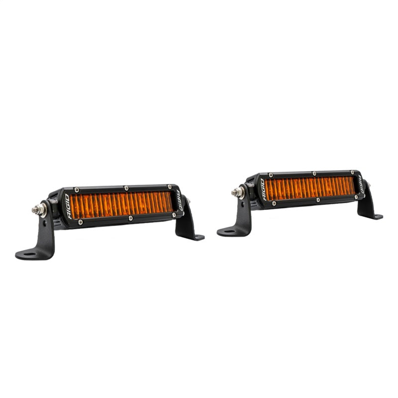 Rigid Industries 906705 SR-Series SAE 6in. w/ Amber PRO Lens (Pair)