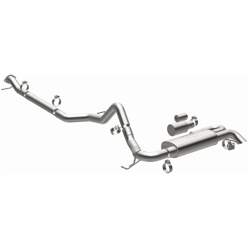 Magnaflow 19559 MagnaFlow 2021 Ford Bronco Overland Series Cat-Back Exhaust w/ Single Straight Driver Exit- No Tip