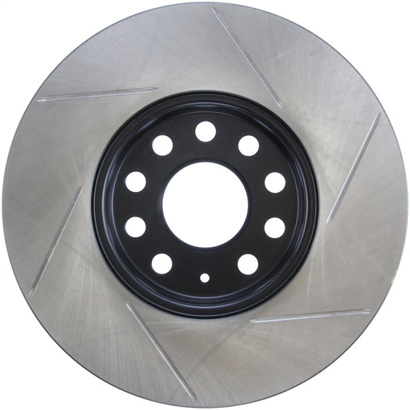 Stoptech 126.33110SR StopTech Power Slot 05-10 VW Jetta (except Wagon) Front Right Slotted Rotor
