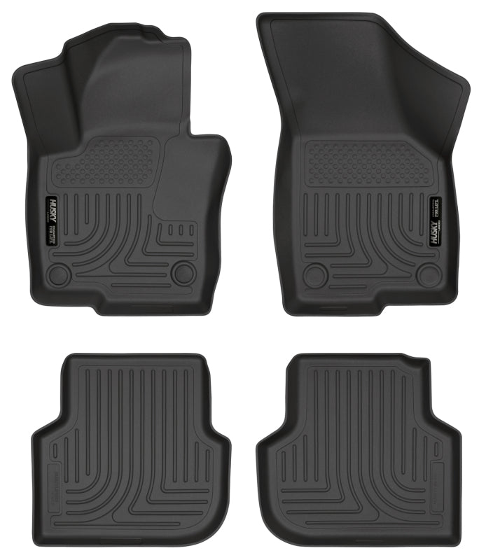 Husky Liners 98831 2011 Volkswagen Jetta (Sedan) WeatherBeater Combo Black Floor Liners