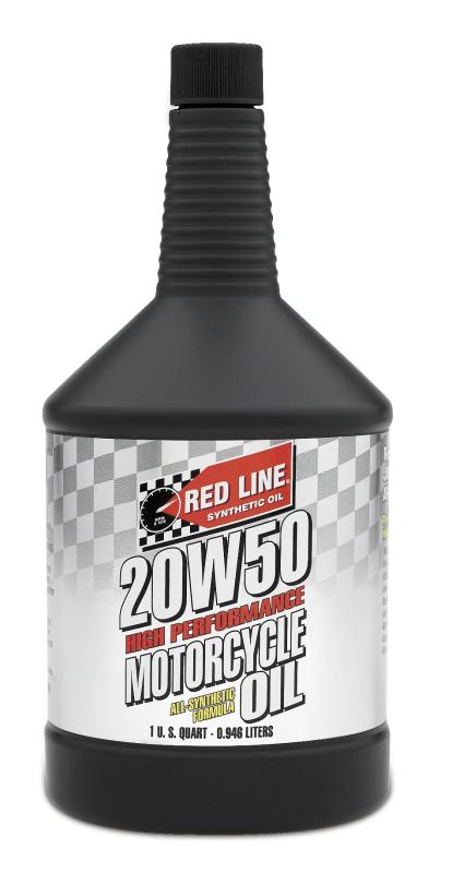 Red Line 42504 20W50 Motorcycle Oil - Quart