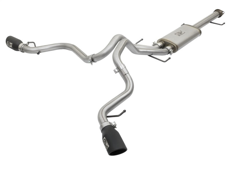 aFe 49-46029-B MACH Force-Xp 3in - 2.5in SS Cat-Back Dual Exhaust w/Black Tips 07-14 Toyota FJ Cruiser 4.0L