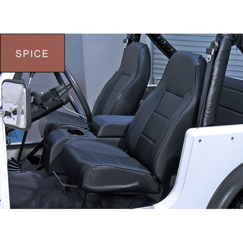 Rugged Ridge 13401.37 High-Back Front Seat Non-Recline Spice 76-02 CJ&Wran