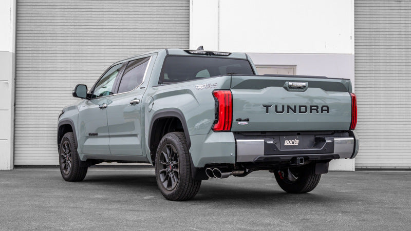 Borla 140940 22-24 Toyota Tundra 3.4L V6 (Inc. Hyb.) Ext. Cab/STD Bed/145.7in WB ATAK Cat-Back - Chrome