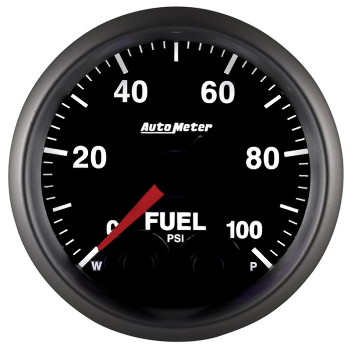 AutoMeter 5671 Autometer Elite 52mm 0-100 PSI Fuel Pressure Peak & Warn w/ Electronic Control Gauge