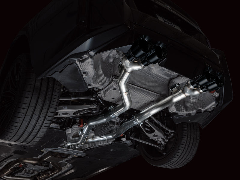 AWE Tuning 3020-43487 23-24 BMW G87 M2 Track Edition Exhaust - Diamond Black Tips