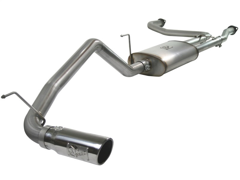 aFe 49-46102-P MACHForce XP Exhaust Cat-Back 2.5/3in SS-409 w/ Polished Tip 04-12 Nissan Titan V8 5.6L