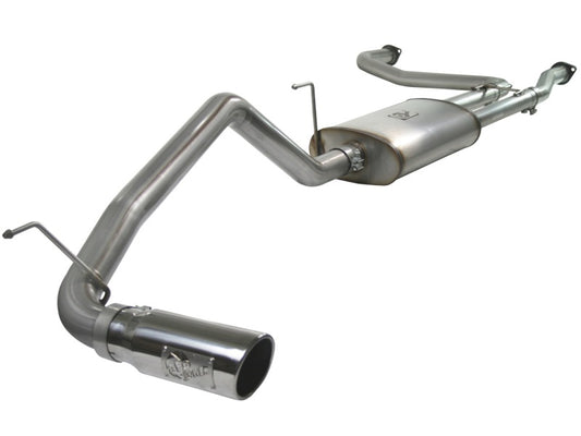 aFe 49-46102-P MACHForce XP Exhaust Cat-Back 2.5/3in SS-409 w/ Polished Tip 04-12 Nissan Titan V8 5.6L