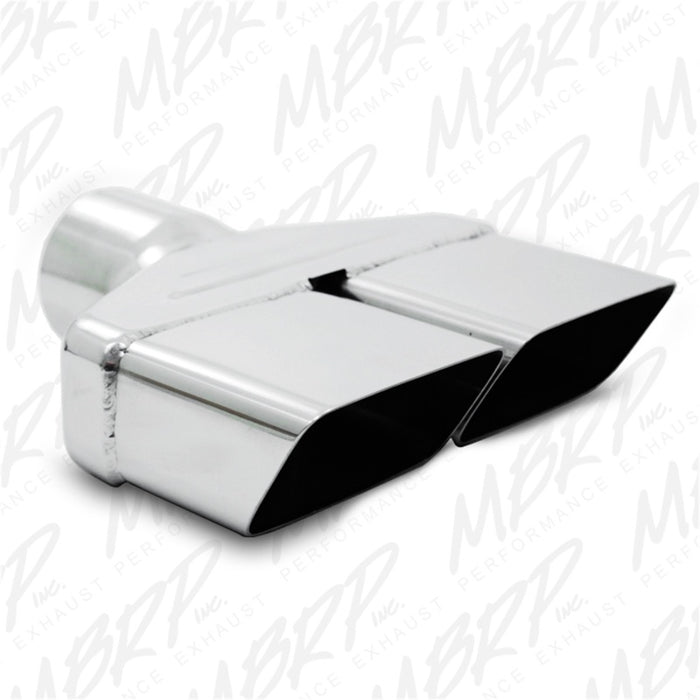 MBRP T5118 Universal Tip 8inx 2.375in ID Rectangle 2.5in O.D. inlet 8.25in length T304