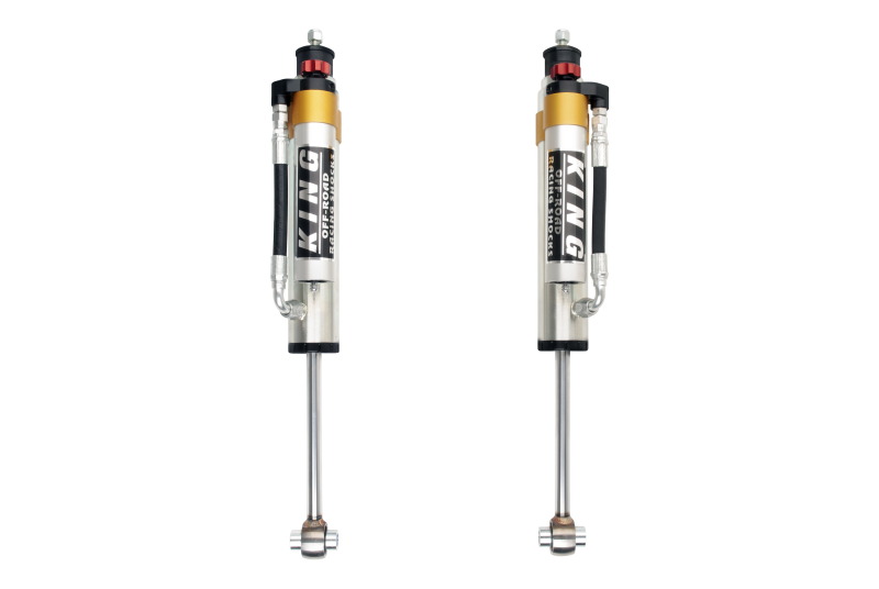 King Shocks 25001-301A 90-12 Mercedes-Benz G-CLASS Rear 2.5 Dia Piggy Hose Reservoir w/Adjuster (Pair)