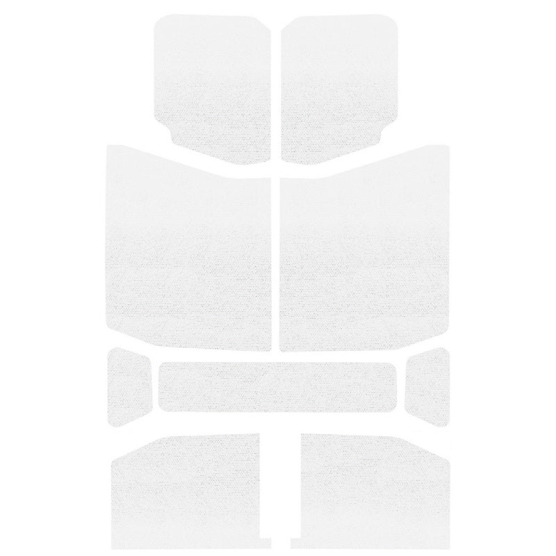 DEI 50170 18-23 Jeep Wrangler JL 4-Door Boom Mat Headliner - 9 Piece - White