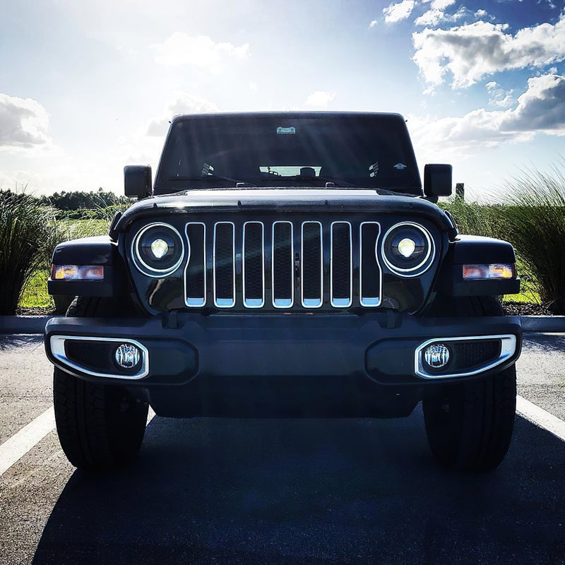 ORACLE Lighting 5839-504 Oracle Oculus Bi-LED Projector Headlights for Jeep JL/Gladiator JT - Matte Blk - 5500K