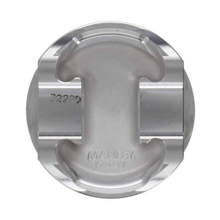 Manley Performance 615010C-4 Manley 98+ Subaru WRX (EJ205) STD Stroke 93mm +1mm Bore 8.5:1 Dish Piston Set with Rings