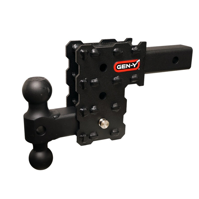 GEN-Y Hitch GH-2613X Gen-Y Phantom-X 2in Solid Shank 4.5in Drop 1K TW 10K Hitch w/GH-031 Dual-Ball Mount