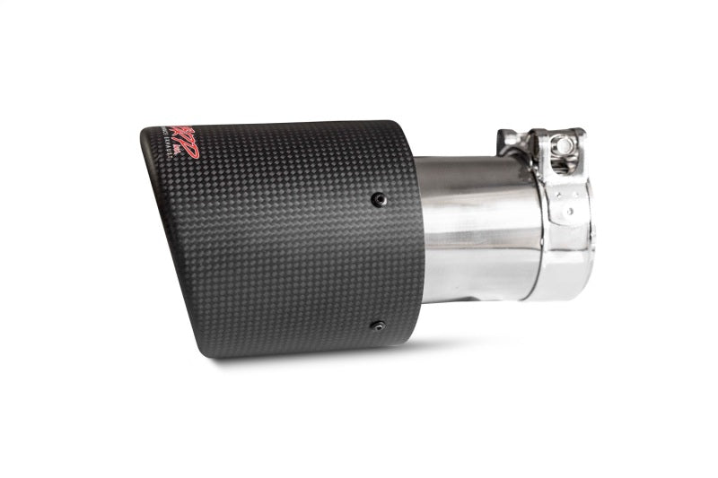 MBRP T5123CF Universal Carbon Fiber Tip 4in OD / 2.5in Inlet / 7.7in L
