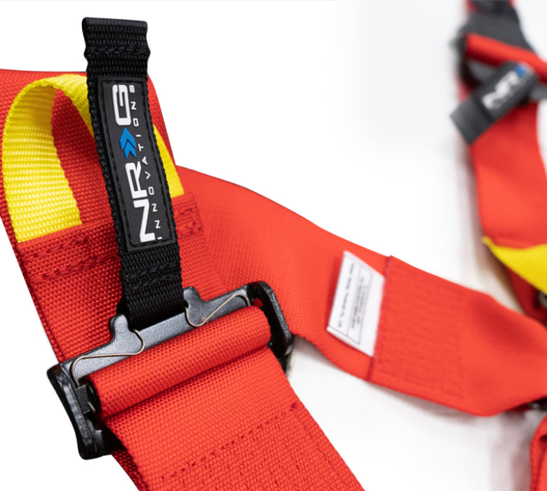 Nrg Innovation NRGSBH-HRS6PCRD Harness 6pt Camlock Red Hans FIA