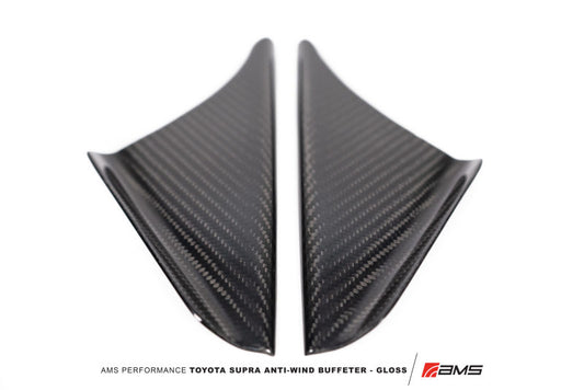 AMS AMS.38.06.0002-1 Performance 2020+ Toyota GR Supra Anti-Wind Buffeting Kit - Gloss Carbon