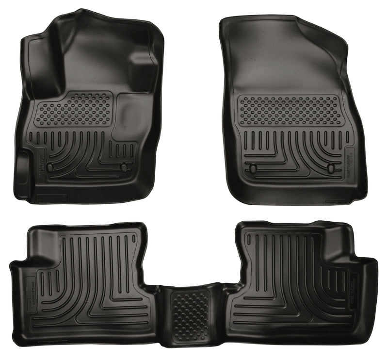 Husky Liners 98631 10-12 Mazda 3 WeatherBeater Combo Black Floor Liners