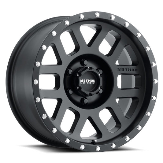 Method Wheels MR30678516500 Method MR306 Mesh 17x8.5 0mm Offset 6x135 94mm CB Matte Black Wheel